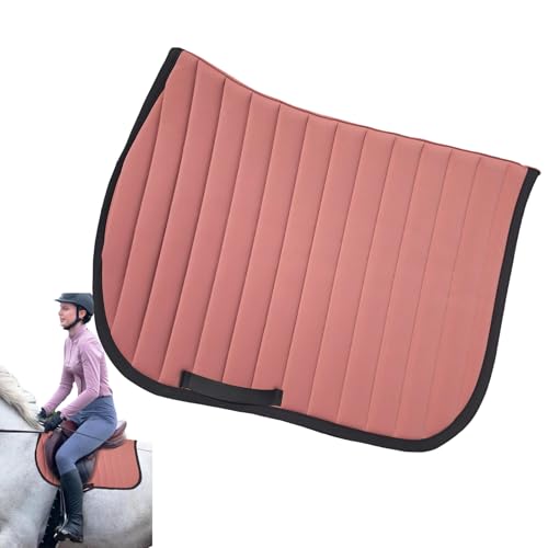 Buhyujkm Horse Saddle Pad, Sweat-Wicking Comfortable Saddle Board, 26.77x20.08 Inches, Versatile & Easy to Maintain, Ergonomic Equestrian Riding Equipment for Outdoor Horse Jumping & Racing von Buhyujkm