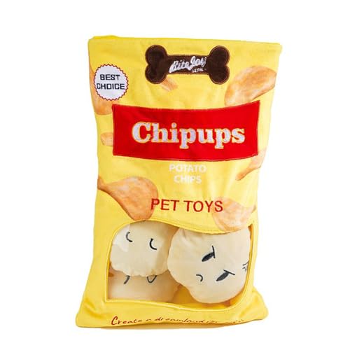 Buhyujkm Plush Teething Toys Puppies, Sound Stuffed Interactive Chew Toys, Food Bag Shape Soft, Fun Pet for Teeth Cleaning, Relaxing, Biting & Playtime at Ourdoor Home Buhyujkm Plush Teething Toys Puppies, Sound Stuffed Interactive Chew Toys, Food Bag Shape Soft, Fun Pet for Teeth Cleaning, Relaxing, Biting & Playtime at Ourdoor Home von Buhyujkm