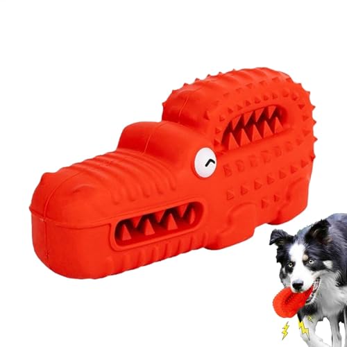 Buhyujkm Rubber Alligator Dog Toy, 16x6x7cm, Interactive Chewing Toy Squeaker, Chew Game for Puppies, Cute Puppy Model for Dogs of, Ideal for Chewing and Fun Playtime, Red/Green Buhyujkm Rubber Alligator Dog Toy, 16x6x7cm, Interactive Chewing Toy Squeaker, Chew Game for Puppies, Cute Puppy Model for Dogs of, Ideal for Chewing and Fun Playtime, Red/Green von Buhyujkm