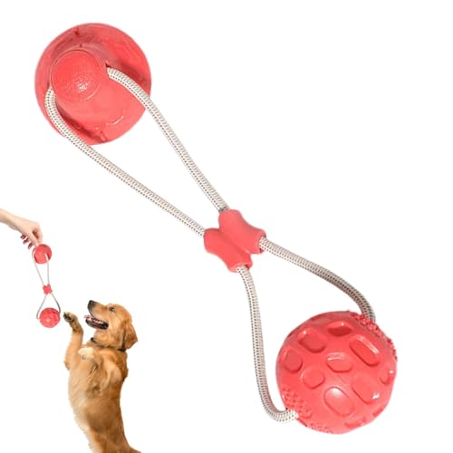 Buhyujkm Saug Zerrspielzeug für Hunde, Zerren Hund Kauspielzeug mit Saugnapf, Hund Zähne Reinigung Spielzeug Welpen Beißring, Interaktiver Spielzeugball mit Seil Hundespielzeug für Hunde Buhyujkm Saug Zerrspielzeug für Hunde, Zerren Hund Kauspielzeug mit Saugnapf, Hund Zähne Reinigung Spielzeug Welpen Beißring, Interaktiver Spielzeugball mit Seil Hundespielzeug für Hunde von Buhyujkm