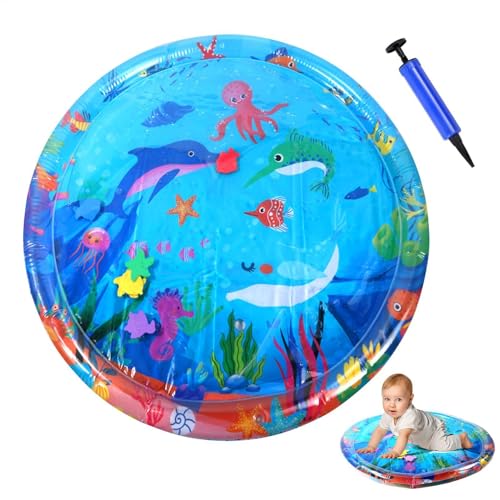 Buhyujkm Water Play Mat Cats, Inflatable Cooling Pad Bed, Interactive Water Toys, Thickened Mat with Pumpfor Indoor and Outdoor Pet Exercise, Fun Playtime for Kittens Buhyujkm Water Play Mat Cats, Inflatable Cooling Pad Bed, Interactive Water Toys, Thickened Mat with Pumpfor Indoor and Outdoor Pet Exercise, Fun Playtime for Kittens von Buhyujkm