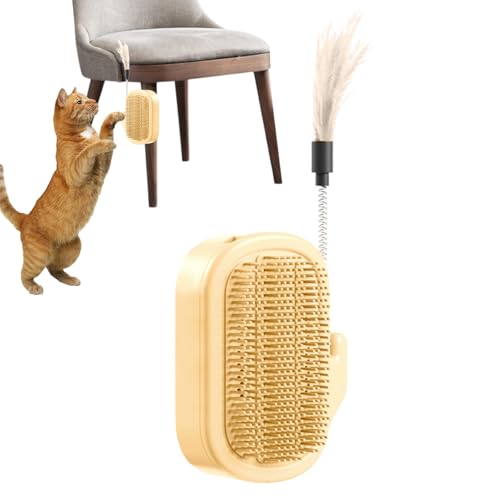 Cat Corner Scratcher, Groomer Catnip Infused, Massage Comb Brush, Furniture Protector, Multi-Use Pet Tool, Indoor Home Couch Table Use for Cats Rabbits Dogs, 5.12x3.94 Inches Cat Corner Scratcher, Groomer Catnip Infused, Massage Comb Brush, Furniture Protector, Multi-Use Pet Tool, Indoor Home Couch Table Use for Cats Rabbits Dogs, 5.12x3.94 Inches von Buhyujkm