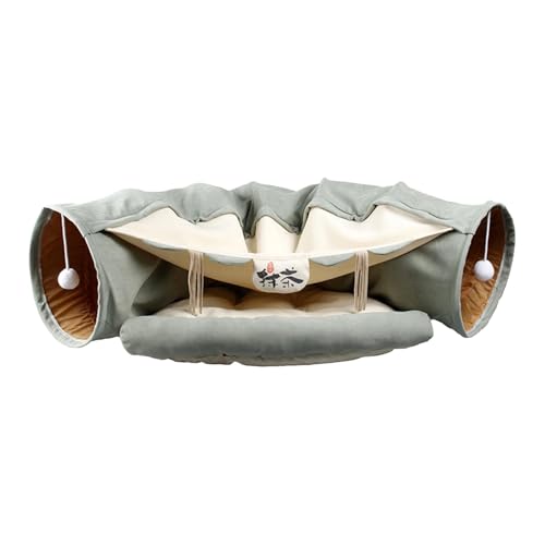 Cat Tunnel Bed | Cat Tunnel Bed for Indoor Cats, Cat Bed with Tunnel, Multi-Functional Cat Play and Sleep Tunnel,Cat Exercise and Sleep Tube, Cat Activity Tube and Bed for Deep Sleep Exercise Cat Tunnel Bed | Cat Tunnel Bed for Indoor Cats, Cat Bed with Tunnel, Multi-Functional Cat Play and Sleep Tunnel,Cat Exercise and Sleep Tube, Cat Activity Tube and Bed for Deep Sleep Exercise von Buhyujkm