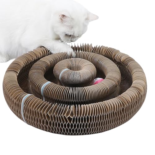 Orgel-Kratzball für Katzen, Orgel-Kratzball für Katzen,Interaktiver Katzenkratzer faltbar - Faltbarer -Spielzeug-Kratzball, verschleißfest, magnetisches Katzenklauenschleifen, Pappkratzer Orgel-Kratzball für Katzen, Orgel-Kratzball für Katzen,Interaktiver Katzenkratzer faltbar - Faltbarer -Spielzeug-Kratzball, verschleißfest, magnetisches Katzenklauenschleifen, Pappkratzer von Buhyujkm