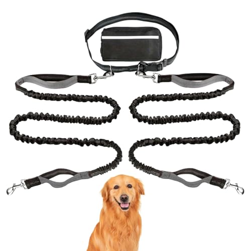 Reflective Dog Tie Out Cable, Heavy Duty Recall Training Leads, Long Strong Doggy Lead with Storage Bag, for Medium Large Dogs Running and Outdoor Use, 0.98x46.46x66.14 inches Reflective Dog Tie Out Cable, Heavy Duty Recall Training Leads, Long Strong Doggy Lead with Storage Bag, for Medium Large Dogs Running and Outdoor Use, 0.98x46.46x66.14 inches von Buhyujkm