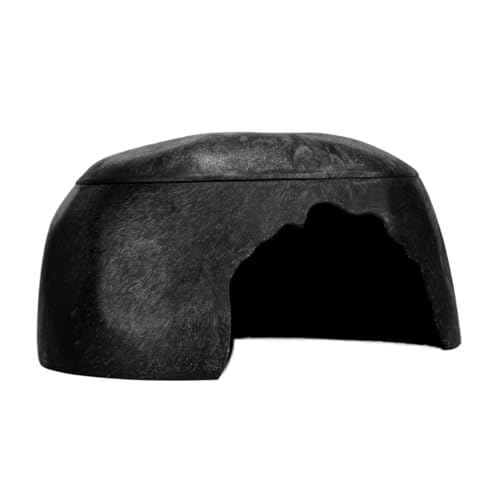 Reptile Hide, Small Amphibians Shelter with 3 Water Sinks, Humidify Habitat Cave, Comfortable for Rest Hydration and Warm Hiding Space, 11.81x7.87x5.91 Inches von Buhyujkm