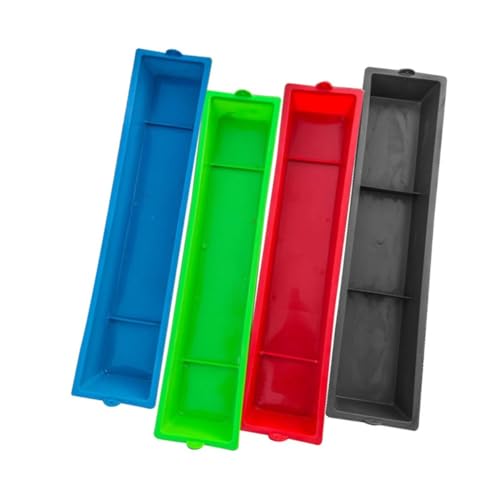 Bulevisiter Geflügelfutterspender-Set mit großem Fassungsvermögen, Kunststoff, zum Aufhängen, mehrfarbig, Geflügel-Futterstation für Hühner, Enten, Wachteln, Bauernhof, 4 Stück Bulevisiter Geflügelfutterspender-Set mit großem Fassungsvermögen, Kunststoff, zum Aufhängen, mehrfarbig, Geflügel-Futterstation für Hühner, Enten, Wachteln, Bauernhof, 4 Stück von Bulevisiter