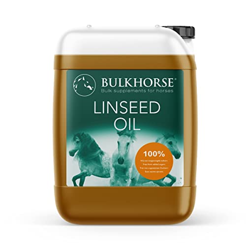 BulkHorse Leinöl | Premium-Qualität. | Magen, DARM und VERDAUUNG | 5 Liter von BulkHorse