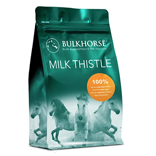 BulkHorse Mariendistel | Premium-Qualität für Ihr Pferd | Völlig frei von zugesetztem Zucker | 1500 Gramm von BulkHorse
