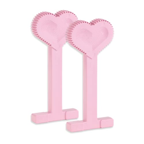 Bullibone Nylon-Kauspielzeug für Hunde, Hunde Spielzeug, Nylon, verbessert die Zahnhygiene, leicht zu greifende Unterseite und permeiert mit Geschmack (Pfefferminze, groß, 2 Stück) von Bullibone