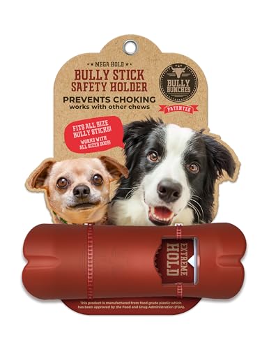 Bully Bunches Mega Hold Anti-Choking Bully Stick Sicherheitshalterung für kleine, mittelgroße und große Hunde – passend für alle Größen Bully Sticks und funktioniert mit anderen Kauartikeln Bully Bunches Mega Hold Anti-Choking Bully Stick Sicherheitshalterung für kleine, mittelgroße und große Hunde – passend für alle Größen Bully Sticks und funktioniert mit anderen Kauartikeln von Bully Bunches