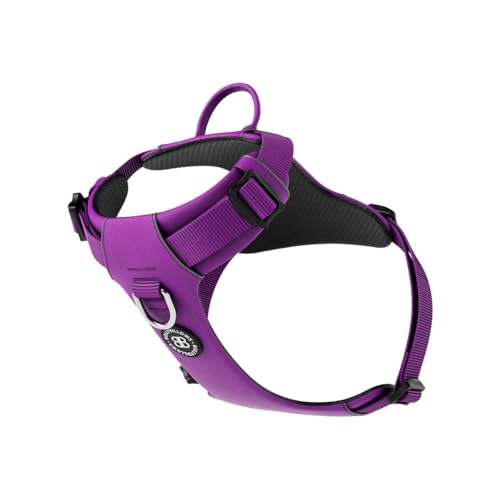 BullyBillows Air-Mesh-Hundegeschirr, Nicht einschränkend, ultraweich, verstellbar, Anti-Zug-Design mit Griff, perfekt für Jede Hunderasse, Lila, Extra Klein BullyBillows Air-Mesh-Hundegeschirr, Nicht einschränkend, ultraweich, verstellbar, Anti-Zug-Design mit Griff, perfekt für Jede Hunderasse, Lila, Extra Klein von BullyBillows