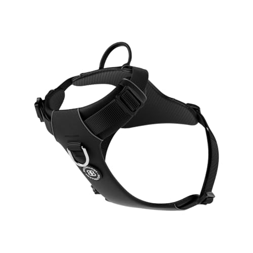 BullyBillows Air-Mesh-Hundegeschirr, Nicht einschränkend, ultraweich, verstellbar, Anti-Zug-Design mit Griff, perfekt für Jede Hunderasse, Schwarz, Extra Klein BullyBillows Air-Mesh-Hundegeschirr, Nicht einschränkend, ultraweich, verstellbar, Anti-Zug-Design mit Griff, perfekt für Jede Hunderasse, Schwarz, Extra Klein von BullyBillows