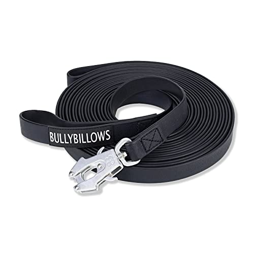 BullyBillows Billowthane® Schleppleine – 10 m Länge – Mattes Platin von BullyBillows
