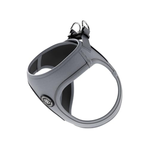 BullyBillows Step-In Hundegeschirr mit Griff, für kleine Rassen, mit gepolstertem Futter und stark reflektierendem Hundegeschirr BullyBillows Step-In Hundegeschirr mit Griff, für kleine Rassen, mit gepolstertem Futter und stark reflektierendem Hundegeschirr von BullyBillows