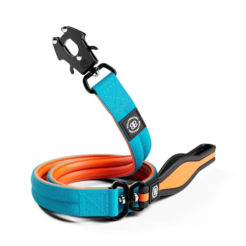 Mini-Kampfleine, Schaumstoff und Neopren, mit weichem Griff, 1,2 m, Hellblau/Orange Mini-Kampfleine, Schaumstoff und Neopren, mit weichem Griff, 1,2 m, Hellblau/Orange von BullyBillows