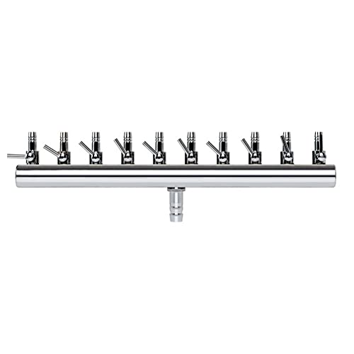 Bumdenuu 10-Wege-Luftteilerventil, Aquarium, Luftpumpe, StröMungsteiler, Verteiler, Pumpenventil, Hahnhebel, Steuerschaltventil von Bumdenuu