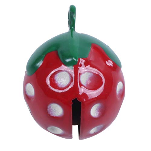 Bumdenuu Mini-rote Glocke in Erdbeerform für Hund und Haustier, Metall Bumdenuu Mini-rote Glocke in Erdbeerform für Hund und Haustier, Metall von Bumdenuu
