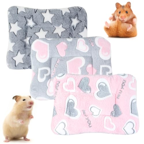 BundleMall Kleintier-Plüschbett, flauschig, weich, warm, Welpenmatte, Decke, Meerschweinchen, Hamster, Kaninchen, Bettmatte, Fleece-Schlafunterlage für Kätzchen, Kaninchen, Chinchilla, Eichhörnchen BundleMall Kleintier-Plüschbett, flauschig, weich, warm, Welpenmatte, Decke, Meerschweinchen, Hamster, Kaninchen, Bettmatte, Fleece-Schlafunterlage für Kätzchen, Kaninchen, Chinchilla, Eichhörnchen von BundleMall