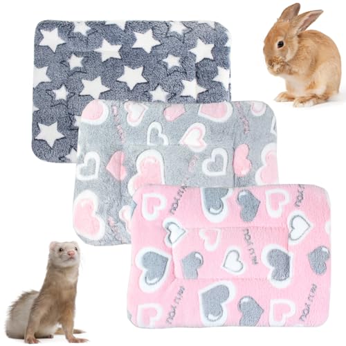 BundleMall Kleintier-Plüschbett, flauschig, weich, warm, Welpenmatte, Decke, Meerschweinchen, Hamster, Kaninchen, Bettmatte, Fleece-Schlafunterlage für Kätzchen, Kaninchen, Chinchilla, Eichhörnchen BundleMall Kleintier-Plüschbett, flauschig, weich, warm, Welpenmatte, Decke, Meerschweinchen, Hamster, Kaninchen, Bettmatte, Fleece-Schlafunterlage für Kätzchen, Kaninchen, Chinchilla, Eichhörnchen von BundleMall