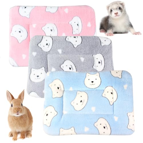 BundleMall Plüschbett für Kleintiere, flauschig, weich, warm, Welpenmatte, Decke, Meerschweinchen, Hamster, Kaninchen, Bettmatte, Fleece-Schlafunterlage für Kätzchen, Kaninchen, Chinchilla BundleMall Plüschbett für Kleintiere, flauschig, weich, warm, Welpenmatte, Decke, Meerschweinchen, Hamster, Kaninchen, Bettmatte, Fleece-Schlafunterlage für Kätzchen, Kaninchen, Chinchilla von BundleMall