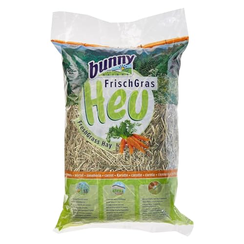Bunny Allgäuer Frischgras Heu mit Karotte, 500 g Bunny Allgäuer Frischgras Heu mit Karotte, 500 g von Bunny Nature