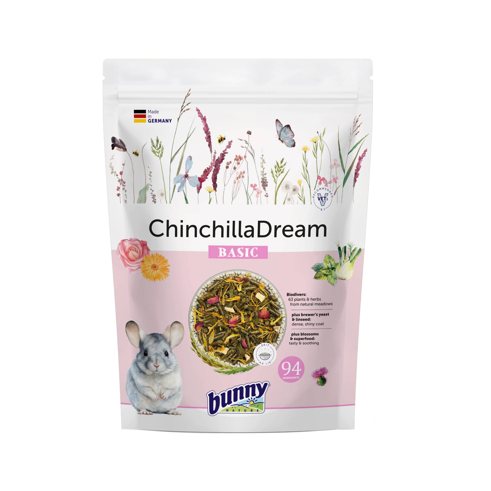 Bunny Nature ChinchillaTraum Basic - 1,2 kg von Bunny Nature