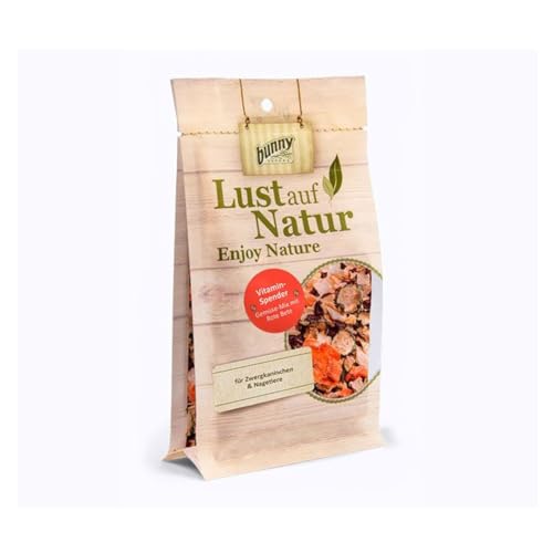 Bunny Nature Lust auf Natur Vitamin-Spender Gemüse-Mix mit Rote Bete | 1 x 50 g | Einzelfuttermittel für Zwergkaninchen und Nagetiere | Rote Beete mit hohem Vitamin B Gehalt Bunny Nature Lust auf Natur Vitamin-Spender Gemüse-Mix mit Rote Bete | 1 x 50 g | Einzelfuttermittel für Zwergkaninchen und Nagetiere | Rote Beete mit hohem Vitamin B Gehalt von Bunny Nature
