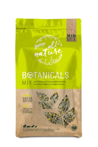 Bunny Nature BOTANICALS MID Mix - aus Echinacea & Sonnenblumenblüten | 140 g | Ergänzungsfuttermittel für Zwergkaninchen, Meerschweinchen, Chinchillas & Degus | Ohne Zuckerzusätze Bunny Nature BOTANICALS MID Mix - aus Echinacea & Sonnenblumenblüten | 140 g | Ergänzungsfuttermittel für Zwergkaninchen, Meerschweinchen, Chinchillas & Degus | Ohne Zuckerzusätze von Bunny Nature