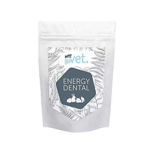 Bunny Nature goVet Energy Dental | 1,2 kg | Alleinfuttermittel für Kleintiere | Ohne Zucker, Zusatzstoffe, Geschmacksverstärker oder Farbstoffe | Aufbau von Körpergewicht von Bunny