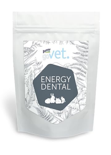 Bunny Nature goVet Energy Dental | 1,2 kg | Alleinfuttermittel für Kleintiere | Ohne Zucker, Zusatzstoffe, Geschmacksverstärker oder Farbstoffe | Aufbau von Körpergewicht von Bunny