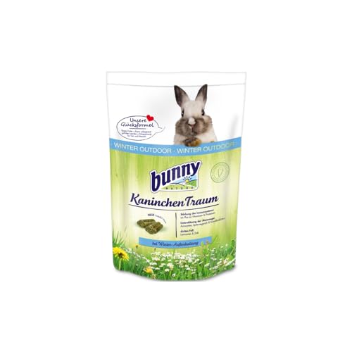 Bunny KaninchenTraum Winter Outdoor | 4 kg | Alleinfuttermittel für Zwergkaninchen | Kann hilfreich Sein das Immunsystem zu stärken | EIN Plus an Vitaminen & Proteinen von Bunny