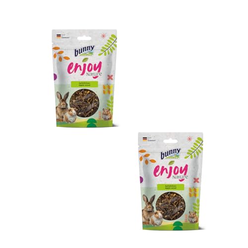 Bunny EnjoyNature Apfelhölzer | Doppelpack | 2 x 100 g | Einzelfuttermittel für Kaninchen und andere Nagetiere | Natürliche Snack-Option für Kaninchen und Nagetiere | Ohne Zucker Bunny EnjoyNature Apfelhölzer | Doppelpack | 2 x 100 g | Einzelfuttermittel für Kaninchen und andere Nagetiere | Natürliche Snack-Option für Kaninchen und Nagetiere | Ohne Zucker von Bunny