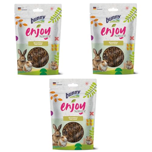 Bunny EnjoyNature Birnenhölzer | 3er Pack | 3 x 100 g | Einzelfuttermittel für Zwergkaninchen und andere Nagetiere | Natürliche, Intensive Knabberbeschäftigung für Nagetiere Bunny EnjoyNature Birnenhölzer | 3er Pack | 3 x 100 g | Einzelfuttermittel für Zwergkaninchen und andere Nagetiere | Natürliche, Intensive Knabberbeschäftigung für Nagetiere von Bunny