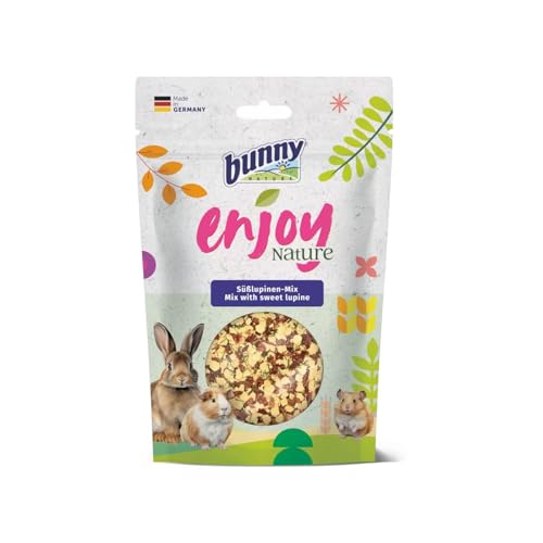 Bunny Nature Ergänzungsfutter für Zwergkaninchen und Säugetiere, Enjoy Nature Mix mit süßer Lupine, 100g Bunny Nature Ergänzungsfutter für Zwergkaninchen und Säugetiere, Enjoy Nature Mix mit süßer Lupine, 100g von Bunny