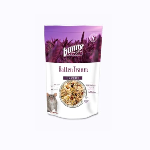 Bunny RattenTraum EXPERT | 3,2 kg | Alleinfuttermittel für Ratten | Ohne Zucker, Zusatzstoffe, Geschmacksverstärker oder Farbstoffe | Hochwertige Power-Ingredients von Bunny