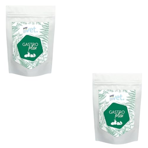 Bunny goVet - GASTROplex | Doppelpack | 2 x 325 g | Ergänzungsfuttermittel für Zwergkaninchen, Meerschweinchen, Chinchillas & Degus | Zur Unterstützung des Verdauungstraktes Bunny goVet - GASTROplex | Doppelpack | 2 x 325 g | Ergänzungsfuttermittel für Zwergkaninchen, Meerschweinchen, Chinchillas & Degus | Zur Unterstützung des Verdauungstraktes von Bunny