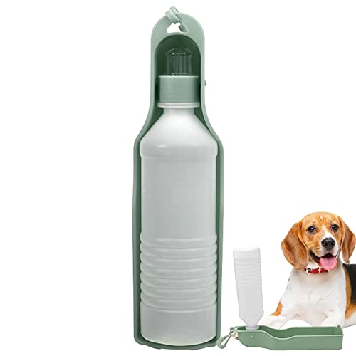 Haustier-Reiseflasche – Welpen-Wasserspender, tragbar, auslaufsicher, Haustier-Trinknapf für den Außenbereich, Zubehör für Wandern, Camping, Reisen, Katzen, Kaninchen Buogint von Buogint