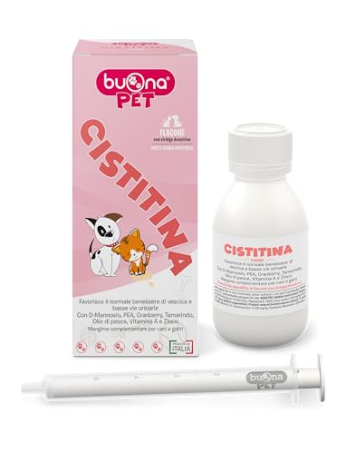 BUONA PET Cystitin 60 g Ergänzungsfuttermittel für Hunde und Katzen fördert das normale Wohlbefinden der Blase und des unteren Harnwegs BUONA PET Cystitin 60 g Ergänzungsfuttermittel für Hunde und Katzen fördert das normale Wohlbefinden der Blase und des unteren Harnwegs von Buona Pet