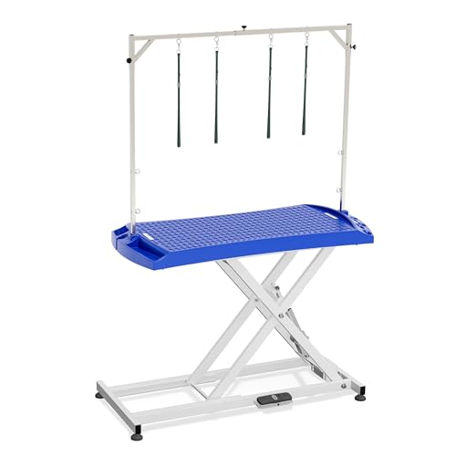 Burano Elektrischer Fellpflegetisch, 130 cm, robust, integrierte rutschfeste Tischplatte, höhenverstellbarer Haustierpflegetisch, ergonomischer Fellpflegetisch, Werkzeug-Organizer/Hundepflegestation Burano Elektrischer Fellpflegetisch, 130 cm, robust, integrierte rutschfeste Tischplatte, höhenverstellbarer Haustierpflegetisch, ergonomischer Fellpflegetisch, Werkzeug-Organizer/Hundepflegestation von Burano
