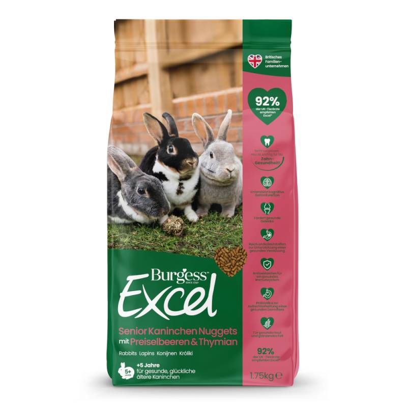 Burgess Excel Senior Kaninchen - 1,75 kg Burgess Excel Senior Kaninchen - 1,75 kg von Burgess