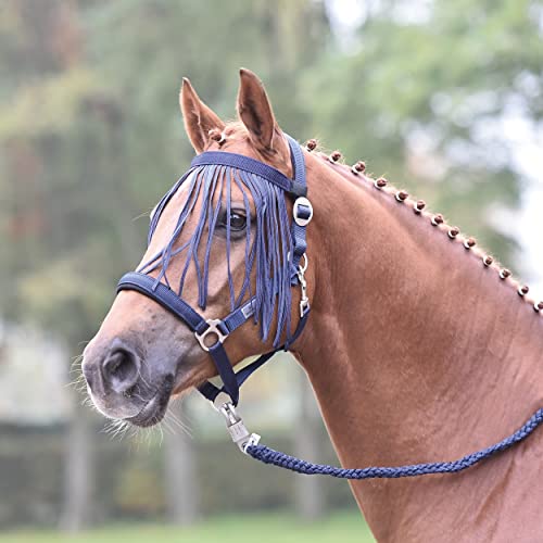 Busse Fliegenkordelband VISBY, Marine, Pony, von Busse