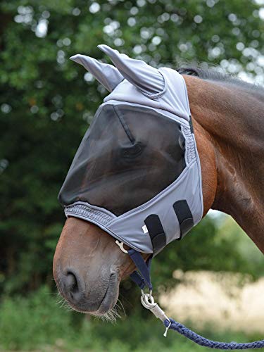 Busse Fliegenmaske Fly Buckler, Pony, grau von Busse