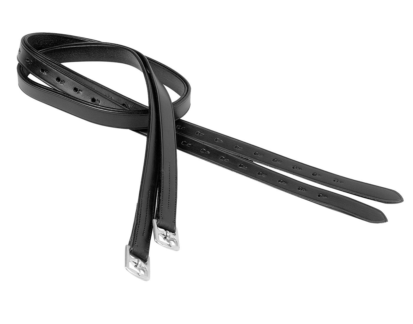 Busse Steigbügelriemen Professional 165 cm / schwarz/Edelstahl von Busse