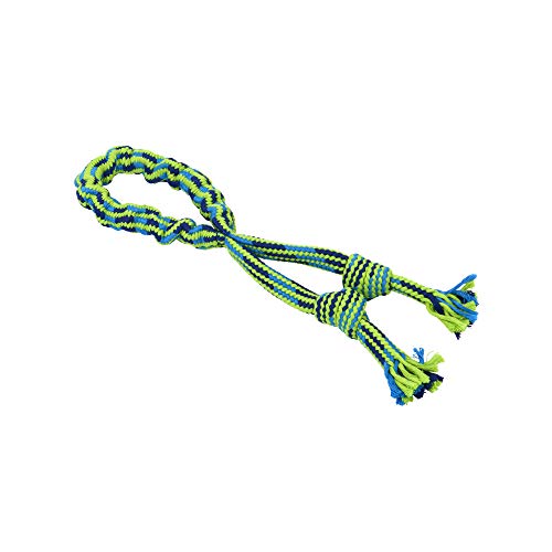 Buster Double Knot Colour Bungee Rope, 35 cm, Blue/Lime von Buster