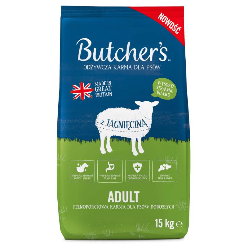 Butcher's Adult mit Lamm - 15 kg von Butcher's