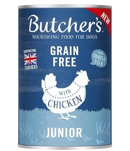Butcher's Junior mit Hühnchen in Gelee, 24 x 400 cm von Butcher's