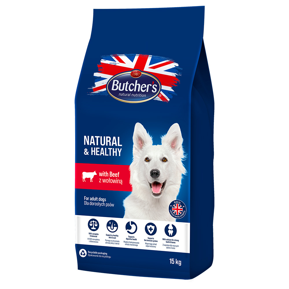 Butcher's Natural & Healthy mit Rind - 15 kg Butcher's Natural & Healthy mit Rind - 15 kg von Butcher's
