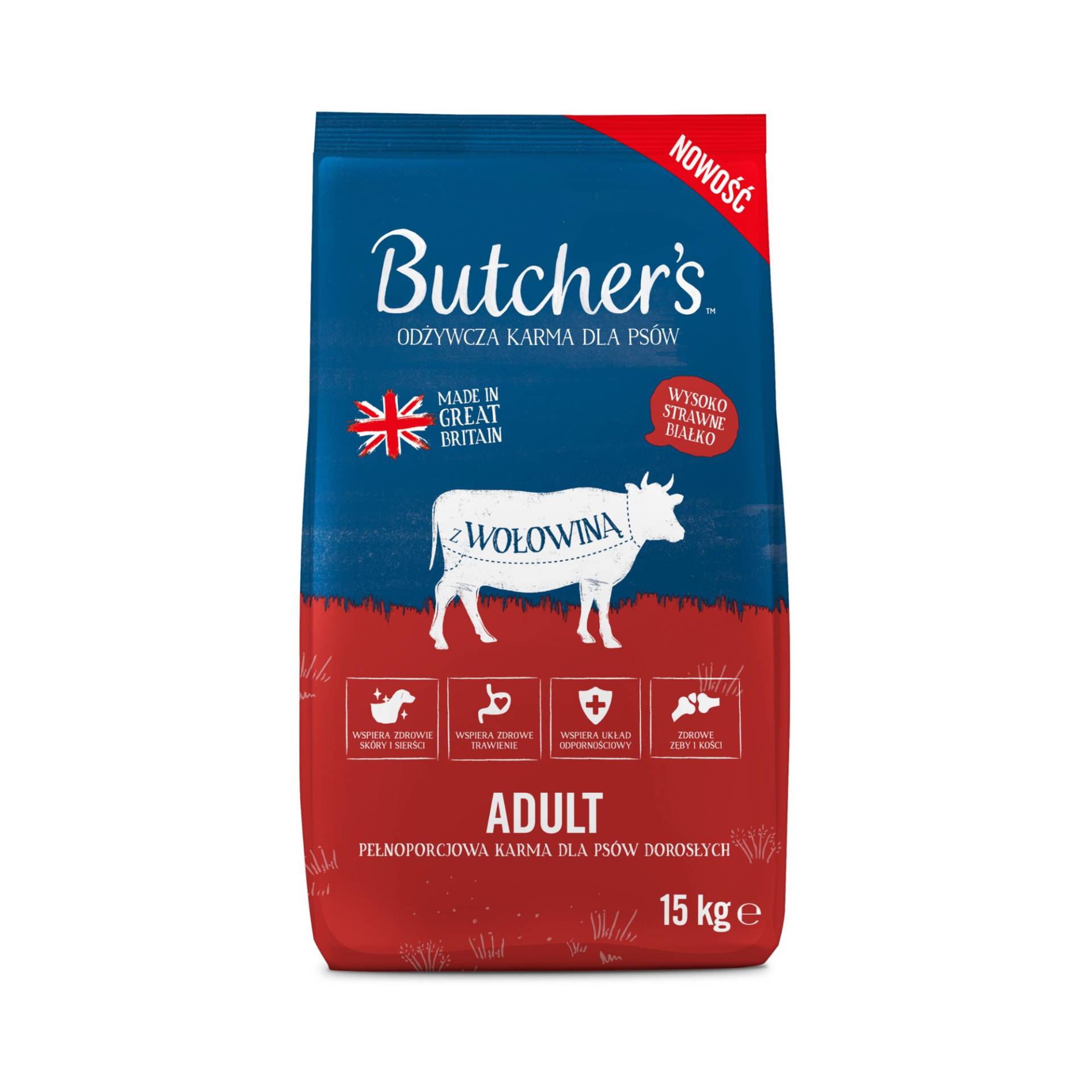 Butcher's Natural & Healthy mit Rind - Sparpaket: 2 x 15 kg Butcher's Natural & Healthy mit Rind - Sparpaket: 2 x 15 kg von Butcher's