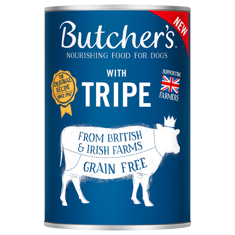 Sparpaket Butcher's Original Getreidefrei für Hunde 24 x 400 g - Pastete mit Pansen Sparpaket Butcher's Original Getreidefrei für Hunde 24 x 400 g - Pastete mit Pansen von Butcher's